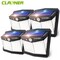 4Pack CLAONER Solar Power 128 LED Lights PIR Motion Sensor Outdoor Security Lamp